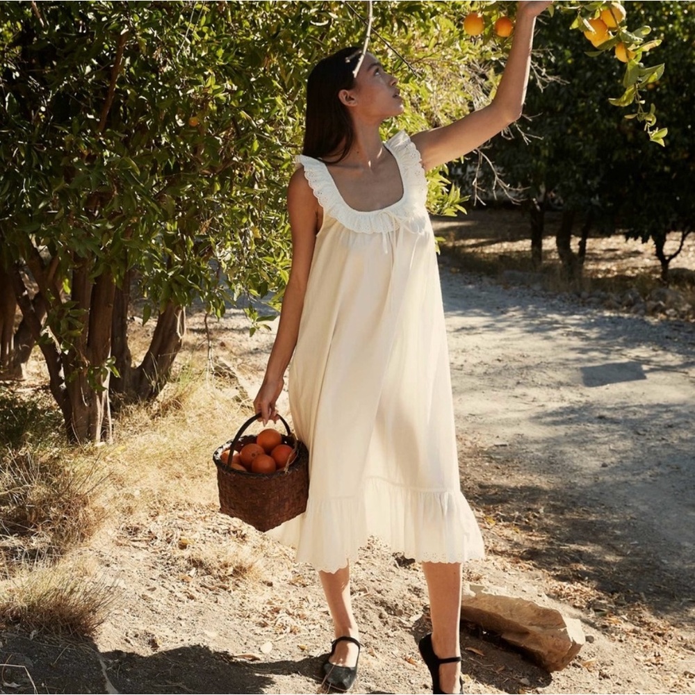 Doen Nymphea Nightgown in Salt, size XS - Picture 2 of 7